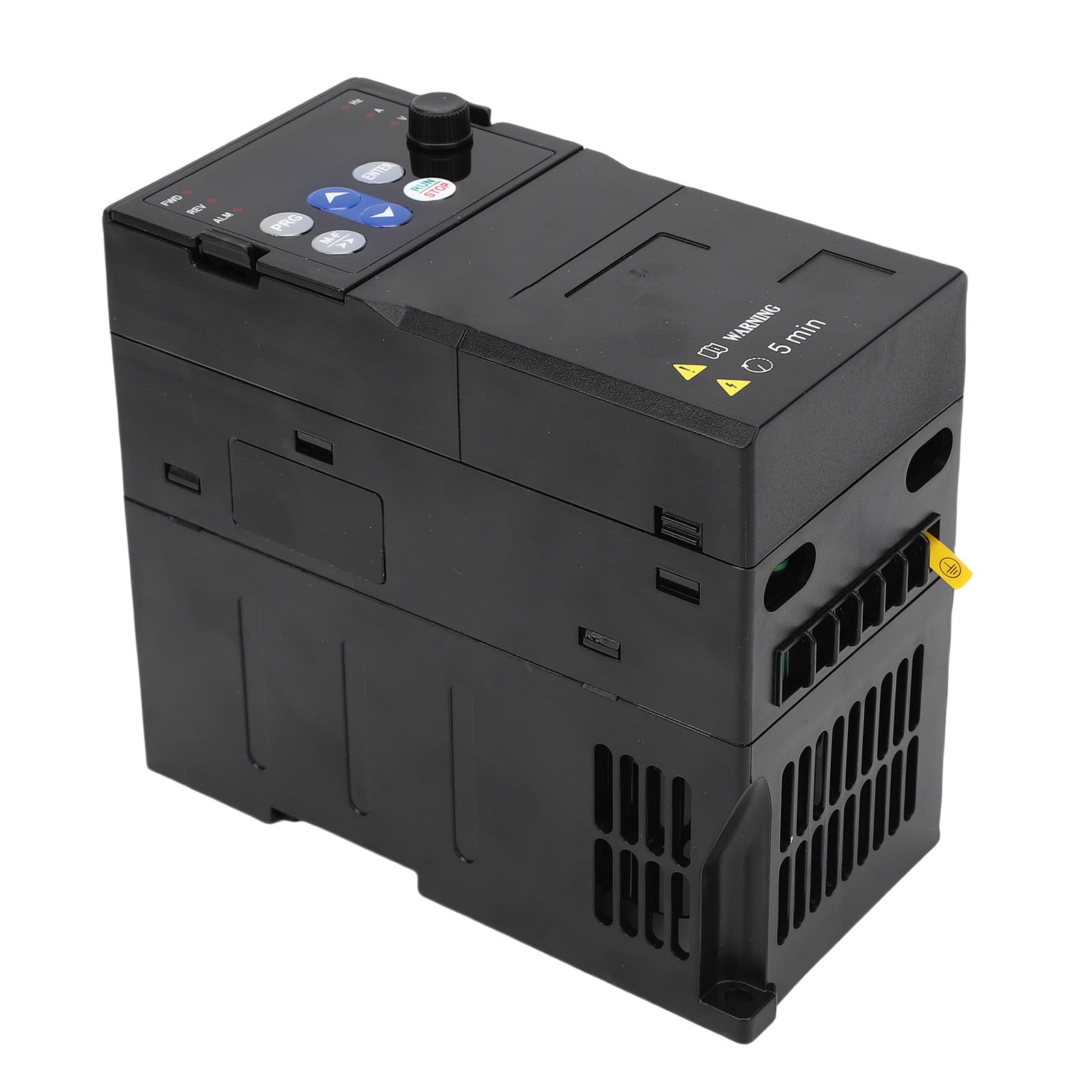 Generic Mini Convertitore di Frequenza Compatto per Motore da 1,5 KW, Protezione da Sovracorrente, Pannello di Controllo Intuitivo per Officine Domestiche