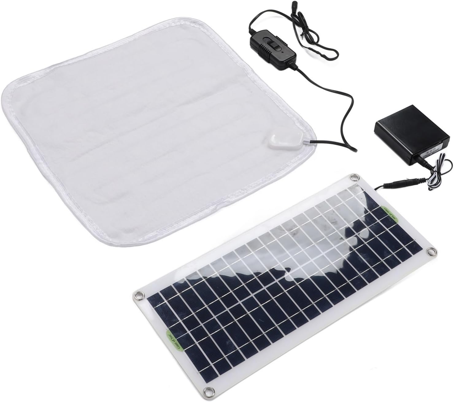 Rechargeable Solar Heating Pad for Pets Cold Weather ABS Panel Lightweight Travel-Friendly Car Blanket Car Travel Pet Heating Blacket