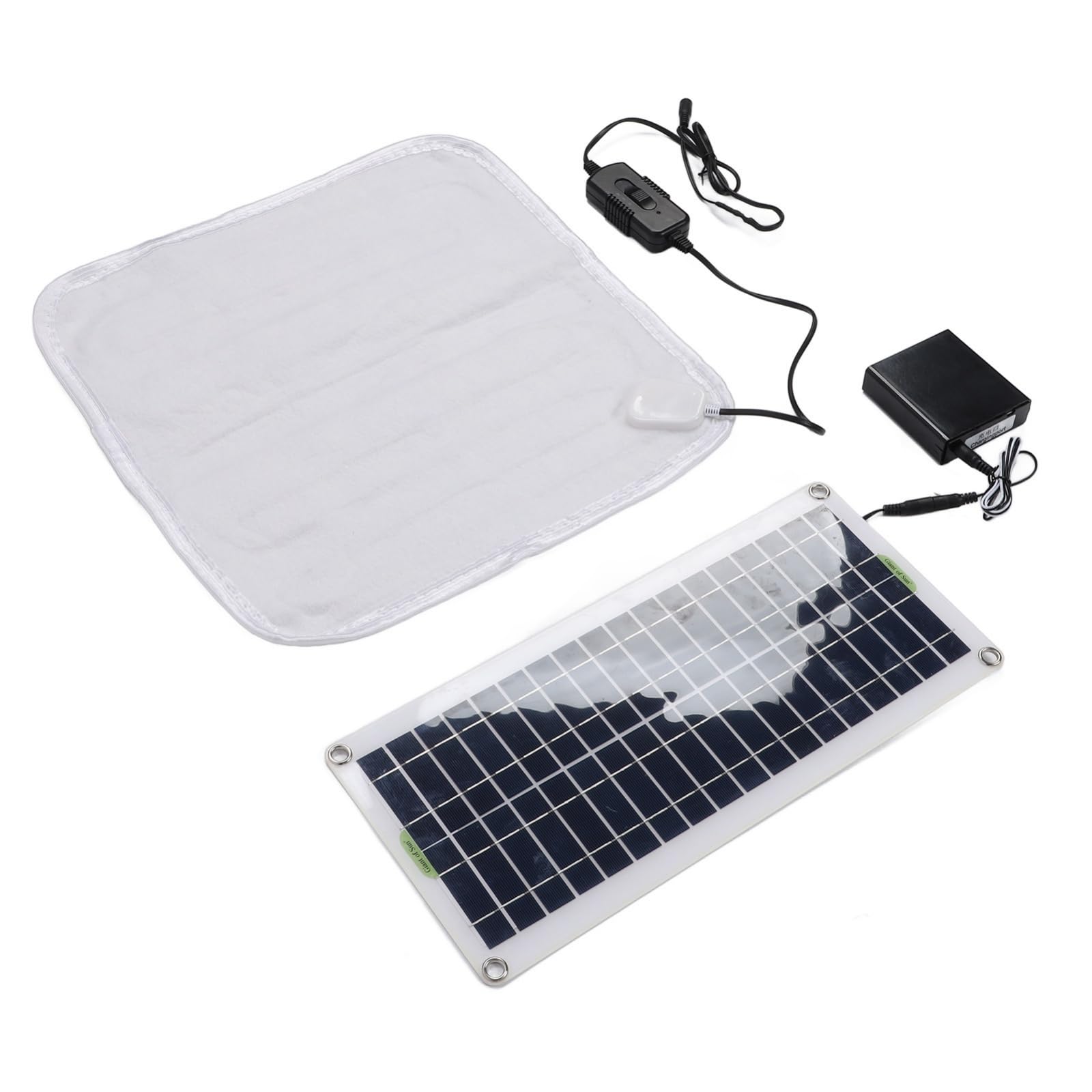 Tappetino riscaldato per animali domestici solari efficienti per automobili Backpacking Power Storage Box Encompassed Soft Permanente ABS Building Outdoor Solar Pet Riscaldamento Pad