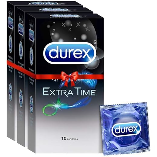 Durex Extra Time Condoms Pack of 3
