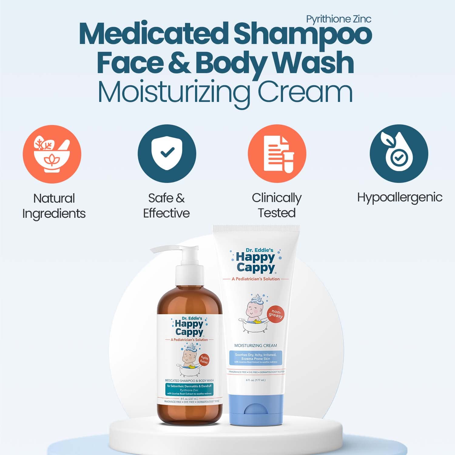 Amazon.com: Happy Cappy Medicated Shampoo and Body Wash and