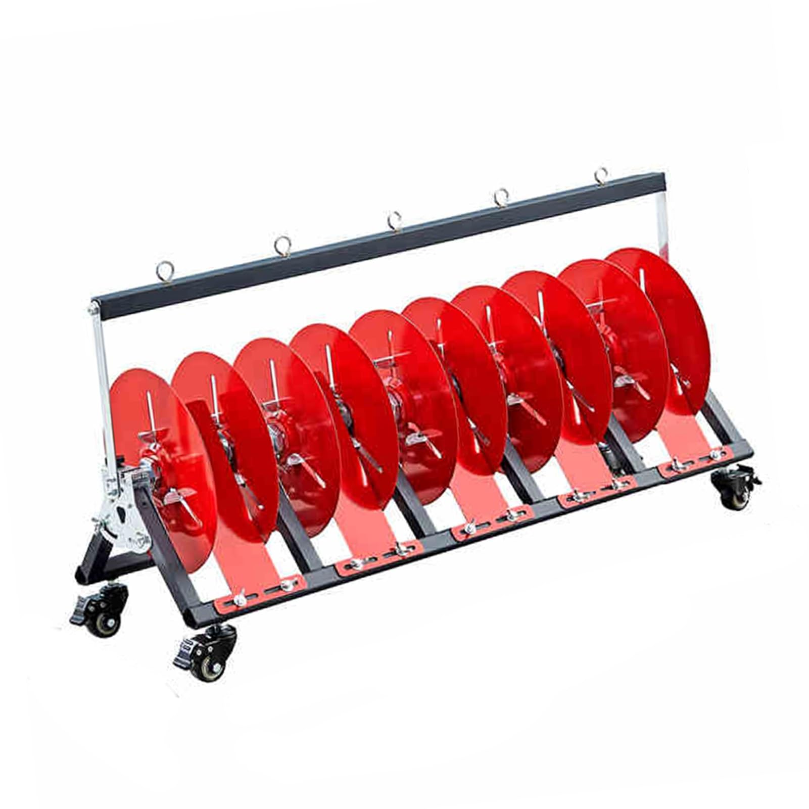 Support bobines de câble pliable et compact 83,5 x 28 x 45 cm à roulettes