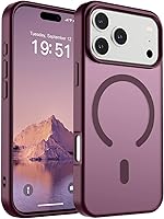 Vista 801 de SUPFINE - Funda magnética para iPhone 13 Pro Max (compatible con MagSafe), (protección contra caídas de grado militar de 10 pies), delgada, Negro