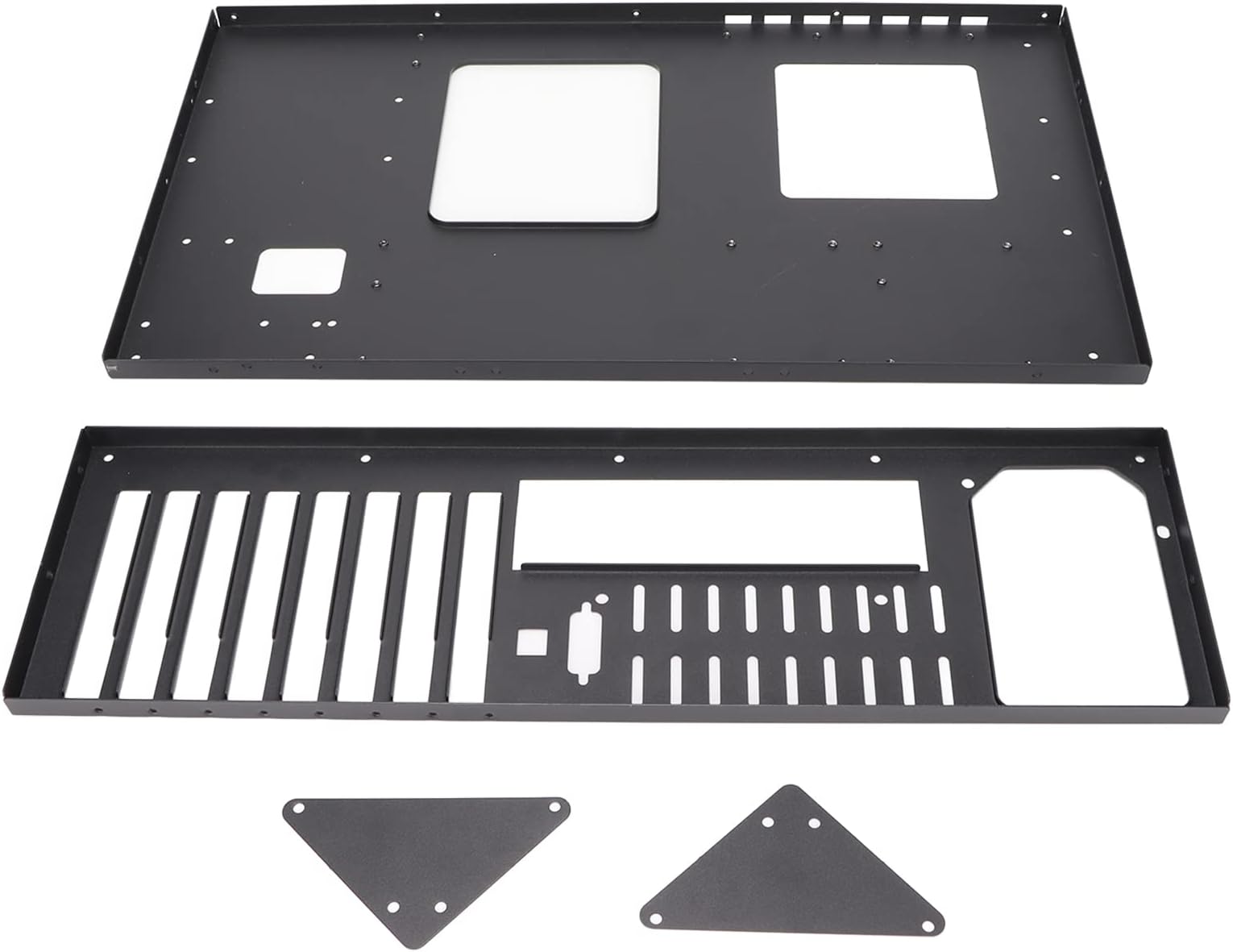Gaming PC-behuizing Open Frame, ATX Open Chassisbehuizing Rack Ondersteunt X79 X99 Dubbele Kanalen DIY Gemonteerd voor MATX ITX