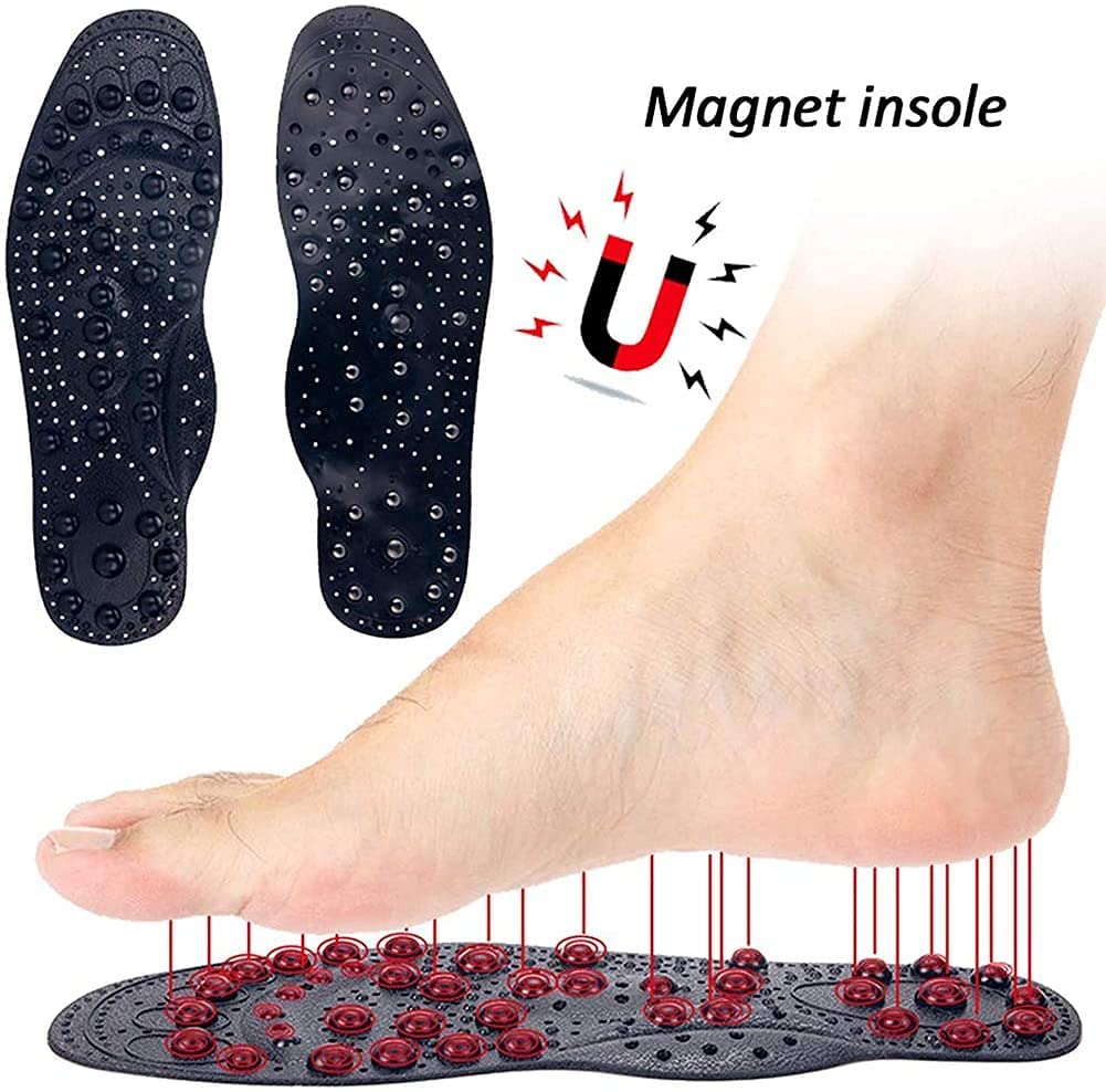 Wkładki do butów, Wkładki do masażu magnetycznego akupunktury, wkładki pedicure przeciwbólowe, wodoodporne i odporne na zużycie, łagodzą zmęczenie