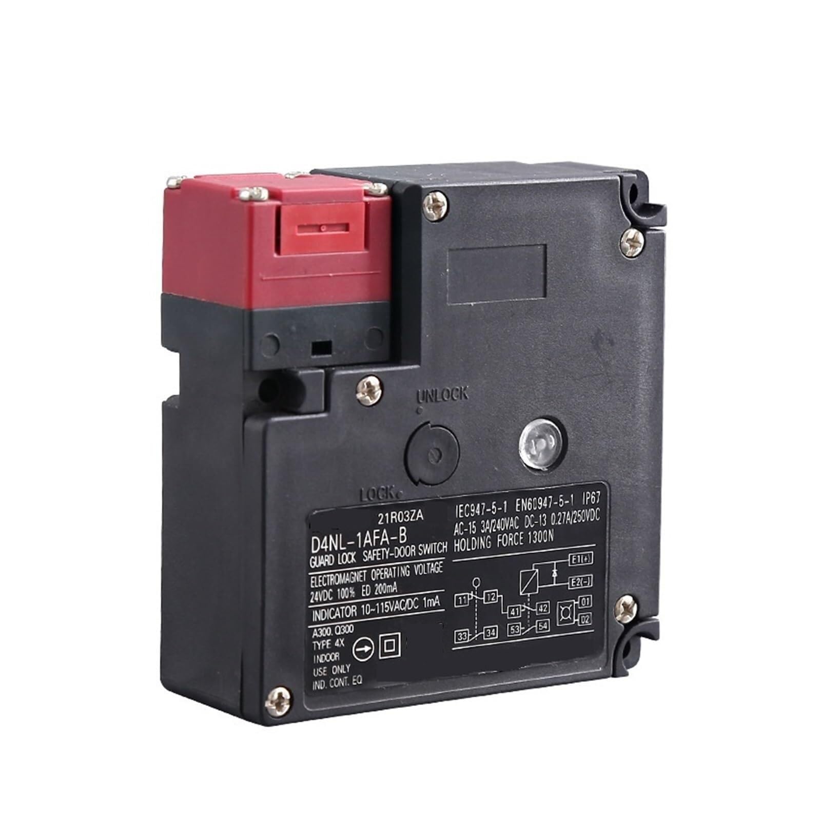 Sicherheitstürschalter Elektromagnetischer Sicherheitstürschalter D4NL-1AFA-B 1DFA-BS B4 Limit für Maschinenschutz(D4NL-2AFA-B)