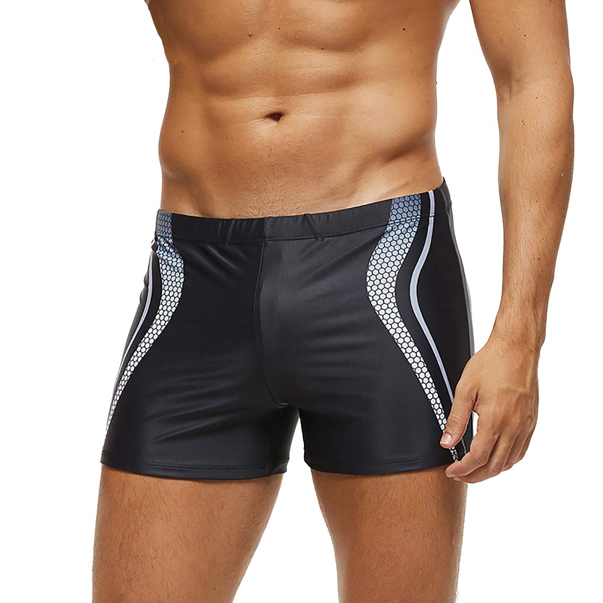 Qrity Pantalones Cortos para Hombre, Hombre Transpirable Bañadores, Playa Traje de Baño, Shorts de Baño con Cordón, Shorts de Baño Sporty