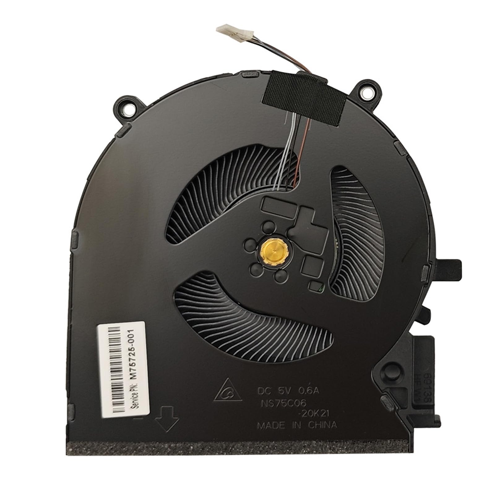 BestParts CPU + GPU Ventilador de refrigeración de repuesto para HP Victus 16-D, 16-d0000 16-d1000, 16-d0xxx 16-d1xxx 40.9 cm Gaming Laptop, P/N: M75725-001 M75727-001, M54776-001 (solo para RTX 306 0