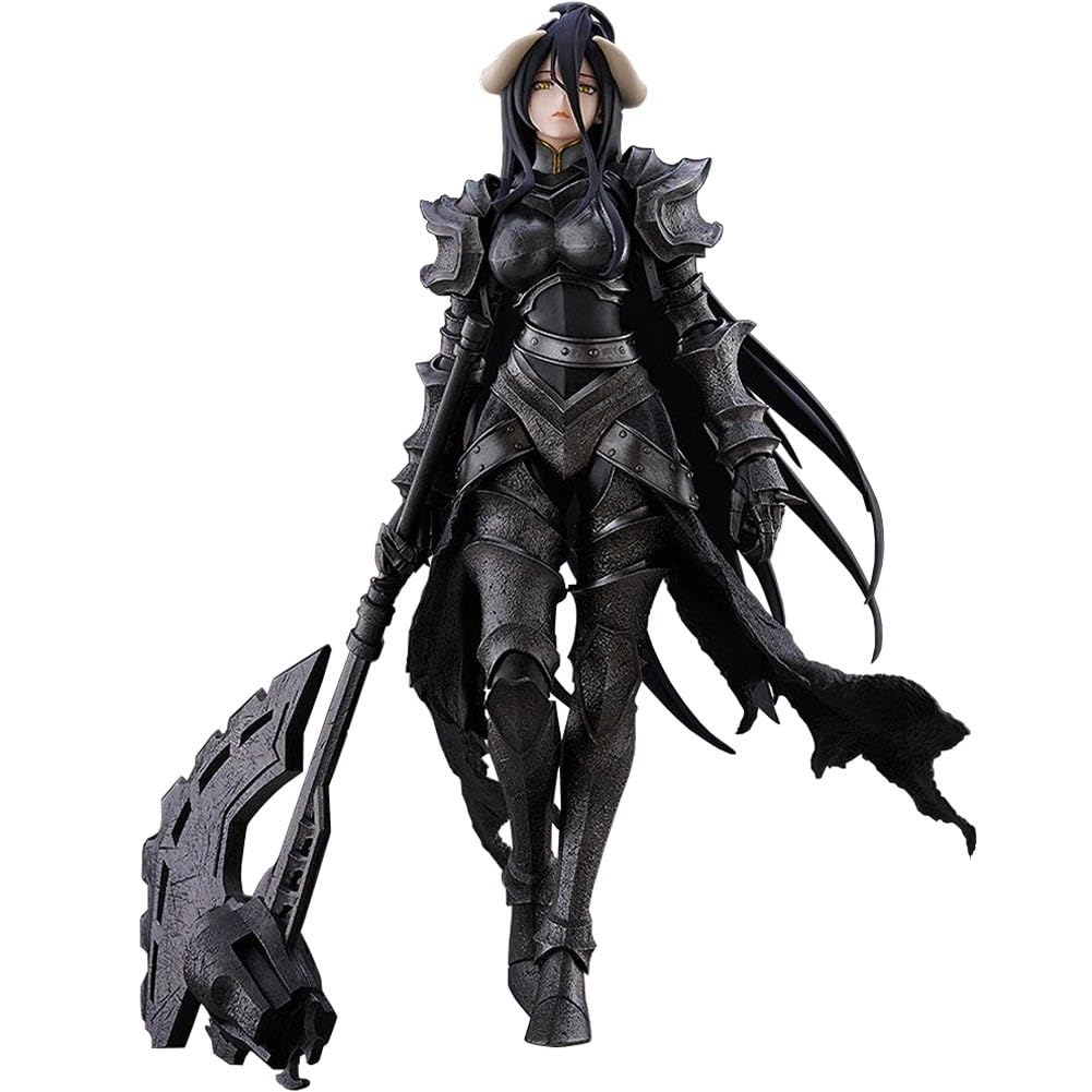 Figurine de manga Albedo debout Black Armor Albedo Action Figure 24 cm Modèle PVC Statue Manga Girl Figurines Décoration Objets de collection