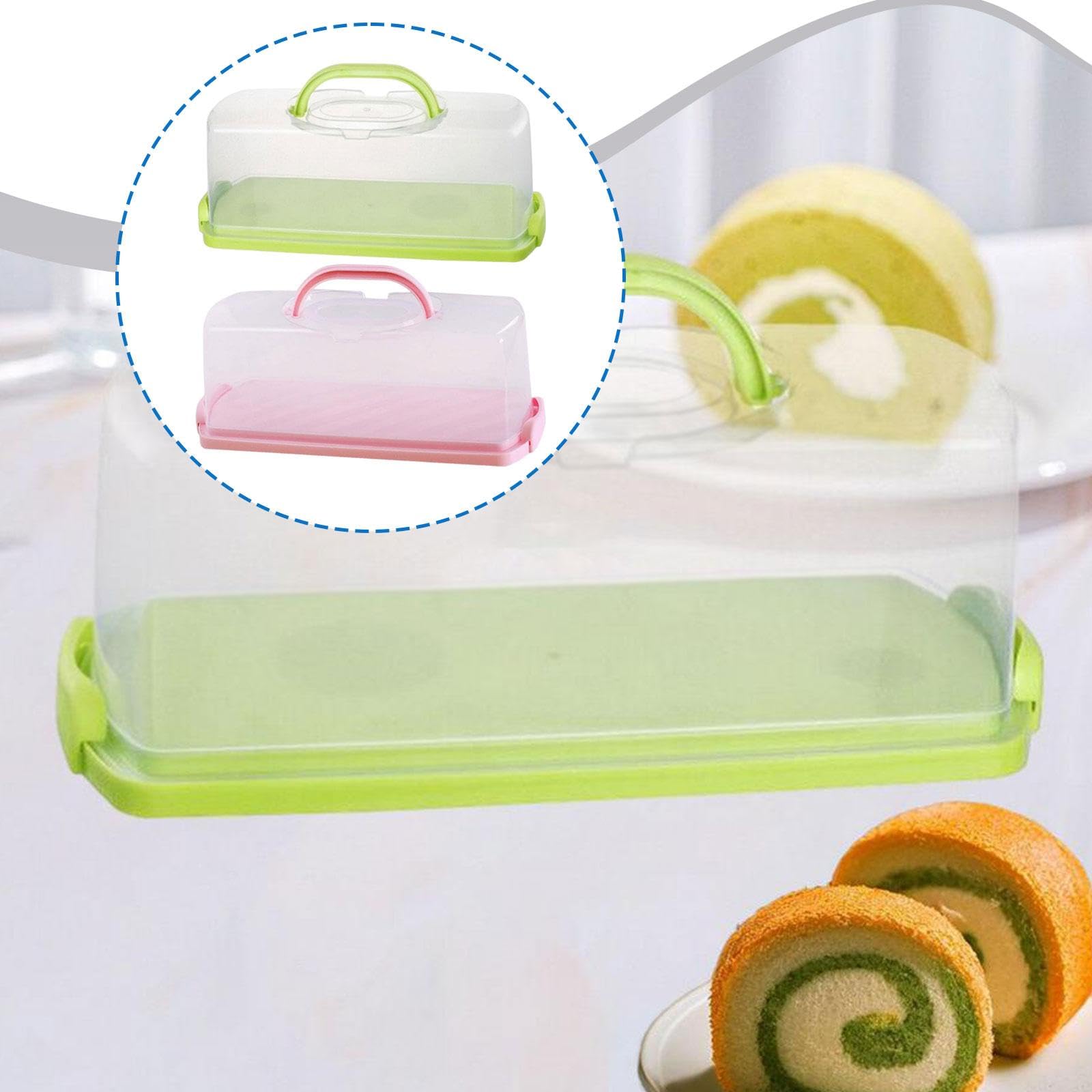 rockible 2 Cajas Rectangulares, Recipientes para Guardar Pasteles, Ideales para Graduaciones.