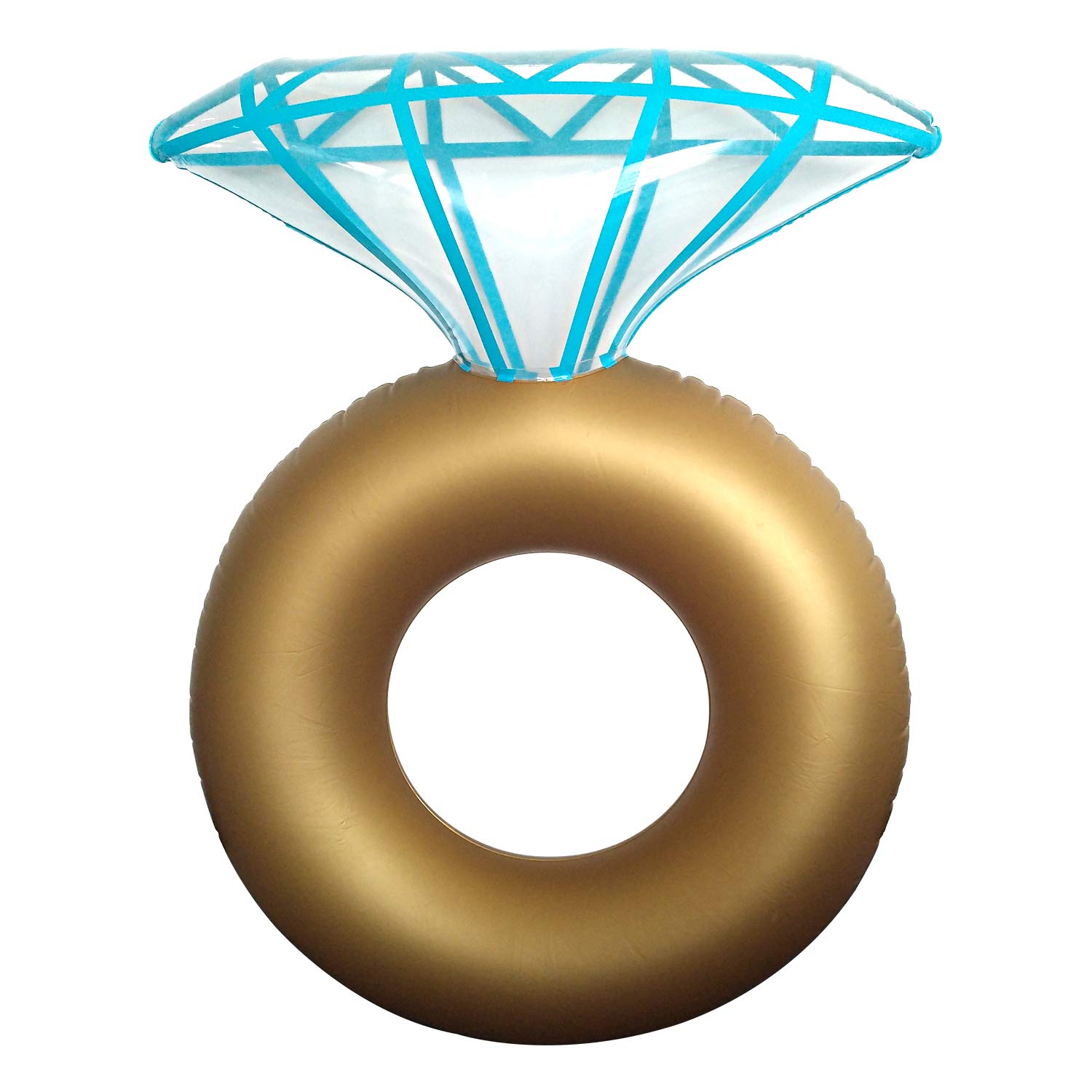 Flotteur Diamant Gonflable Zeraty – Anneau De Fiançailles Pour Piscine, Idéal Pour Enterrement De Vie De Jeune Fille