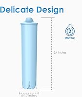 Vista 4 de Waterdrop Filtro de café, repuesto para filtro Jura Clearyl/Claris Blue Capresso Clearyl para máquina de café Clearyl, 6 paquetes