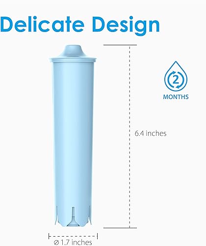 Miniatura 5 de Waterdrop Filtro de café, repuesto para filtro Jura ClearylClaris Blue Capresso Clearyl para máquina de café, filtro de agua, certificado TÜV SÜD, 6