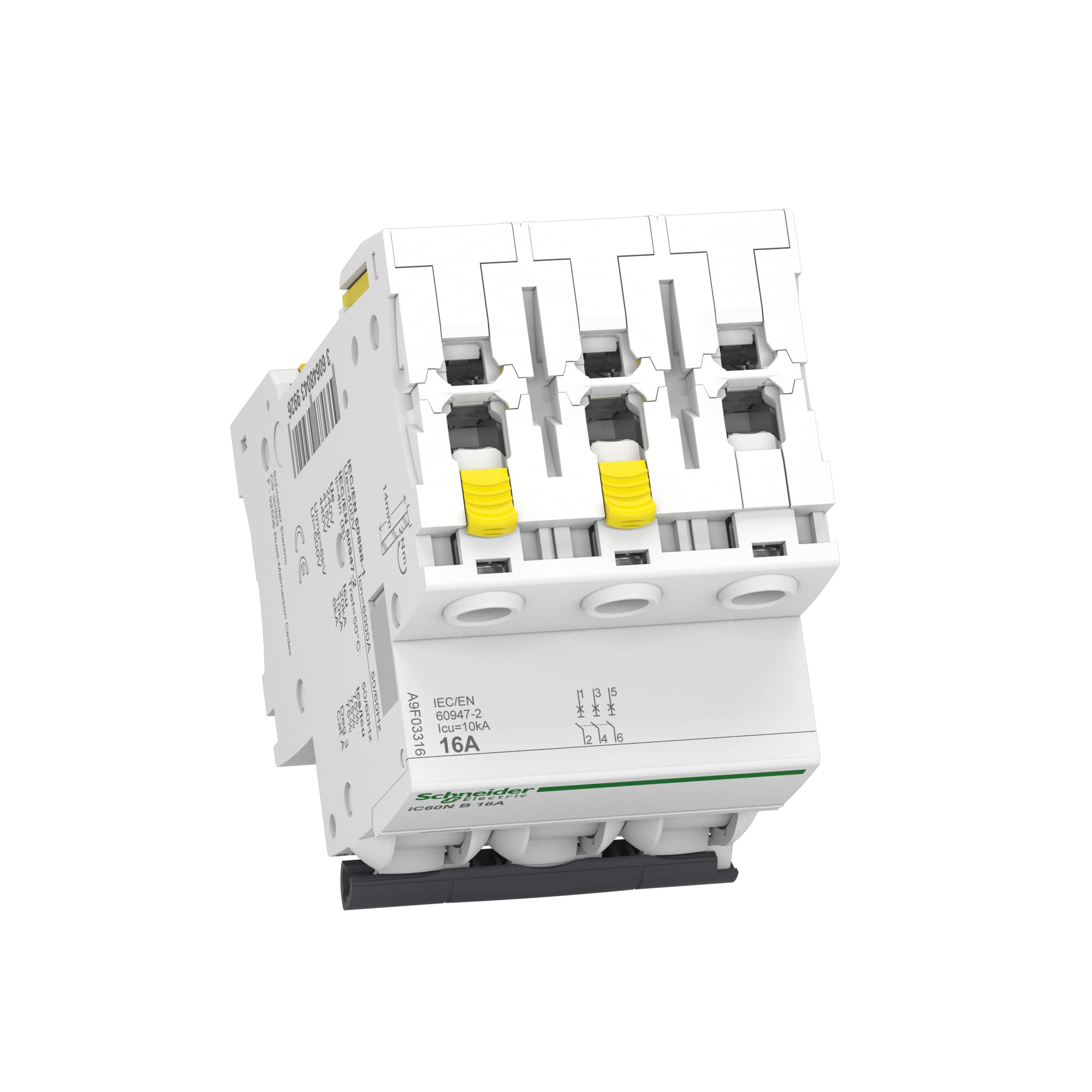Schneider Electric FI LS IDPN N 1P+N 16A B 30MA TYP A, A9D56616 & Leitungsschutzchalter ACTI9 IC60N 3P 16A B, A9F03316