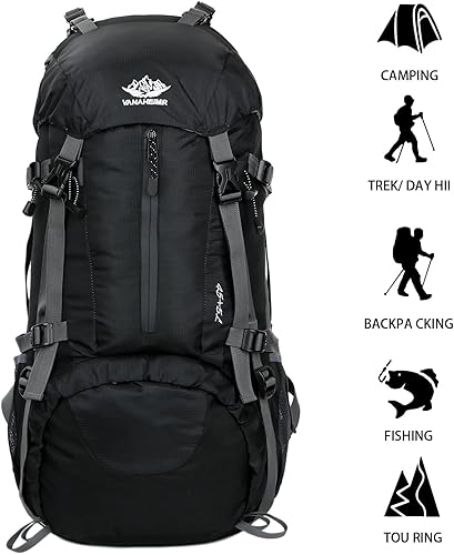 Miniatura 2 de Esup 50L Hiking Backpack Men Camping Backpack with rain cover 45l+5l Lightweight Backpacking Backpack Travel Backpack