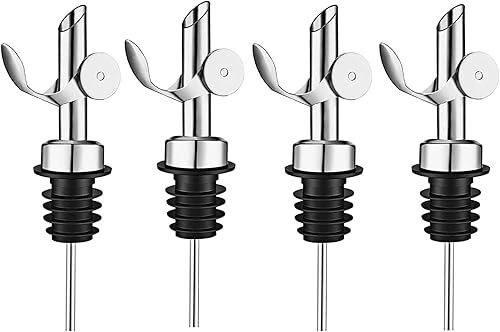 Miniatura 9 de 2 vertedores de acero inoxidable, boquilla de apertura y cierre automáticos, boquilla de aceite de oliva, boquillas de vertido, para aceite de