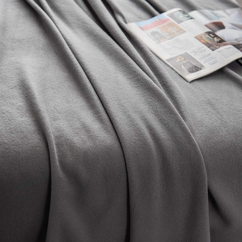 CAI TENG Fleece Throw Blankets Lightweight Warm for Soft Cozy Pet-Friendly Bulk Fleece Blanket Solid for Home, Bed, Sofa, Dorm, Office, Gifts, Outdoor (Grey, Pack of 6-50 x 60 inch) - Image 6