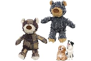 Indestructible Robust Bear Dog Toy: Maximum Durability for Ultimate Chewing Satisfaction
