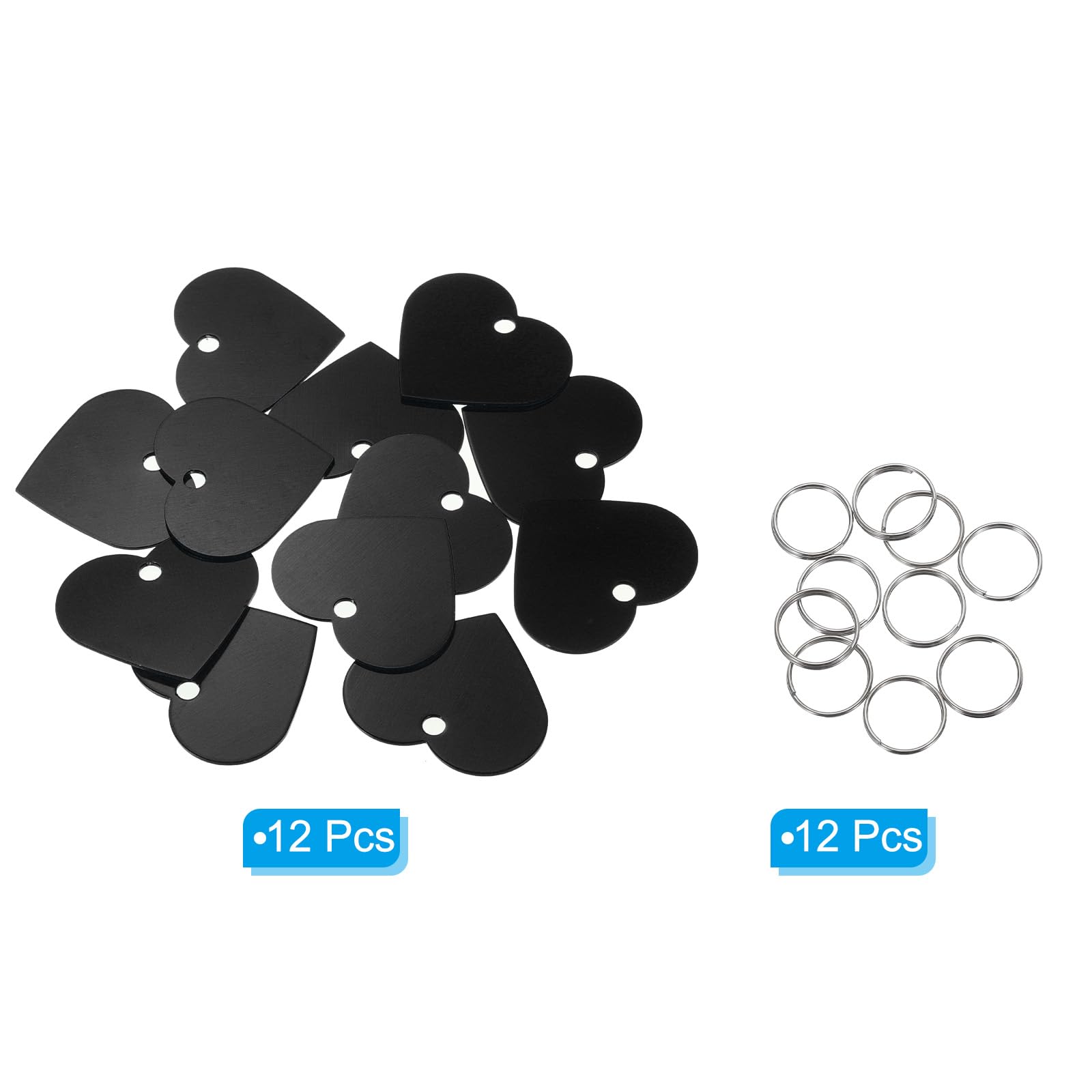PATIKIL Aluminum Blank Tags 1.3 x 1.5 Inch - Image 3