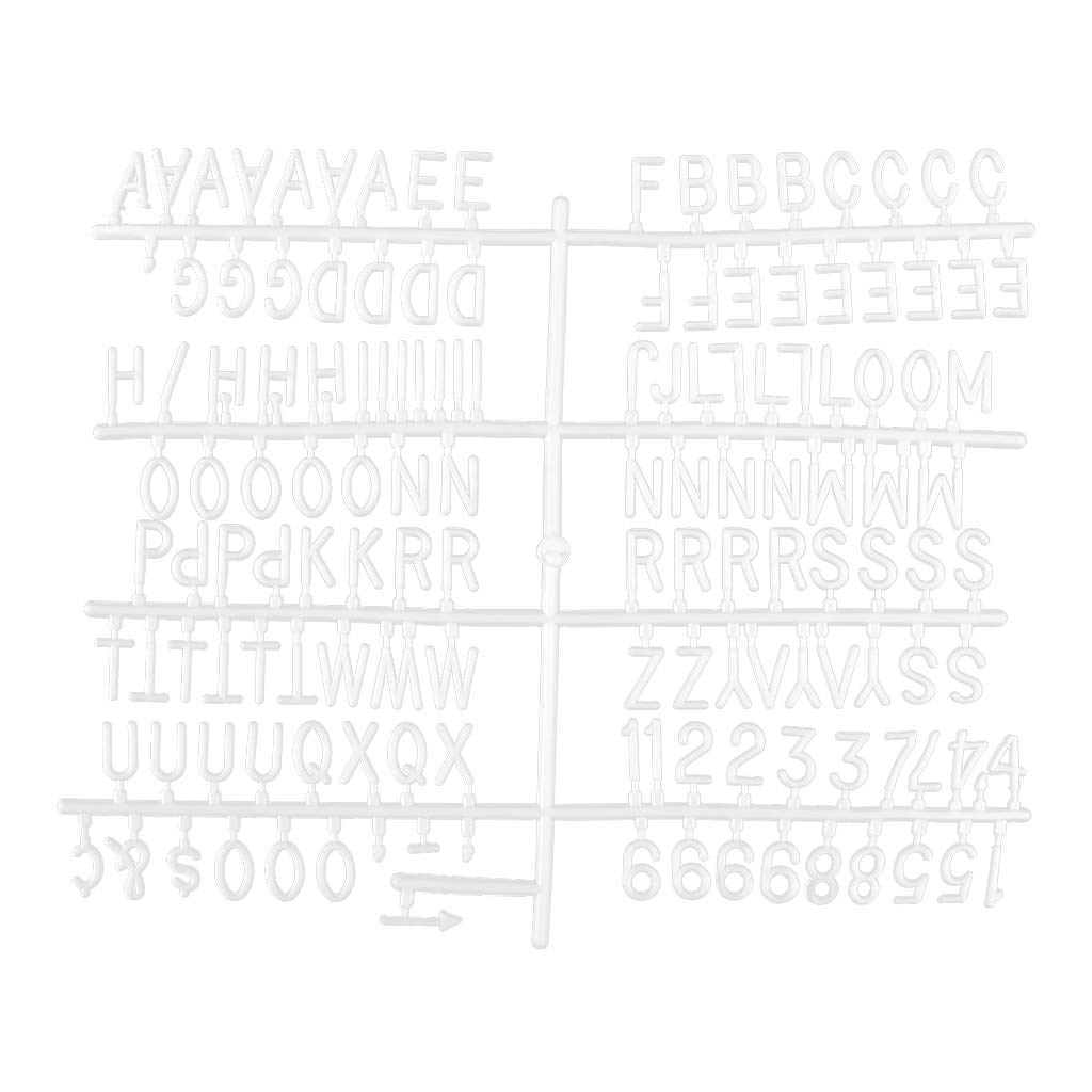 Buy GuanjunLI 2Pc Plastic Letters Board Characters Sign Board Letters