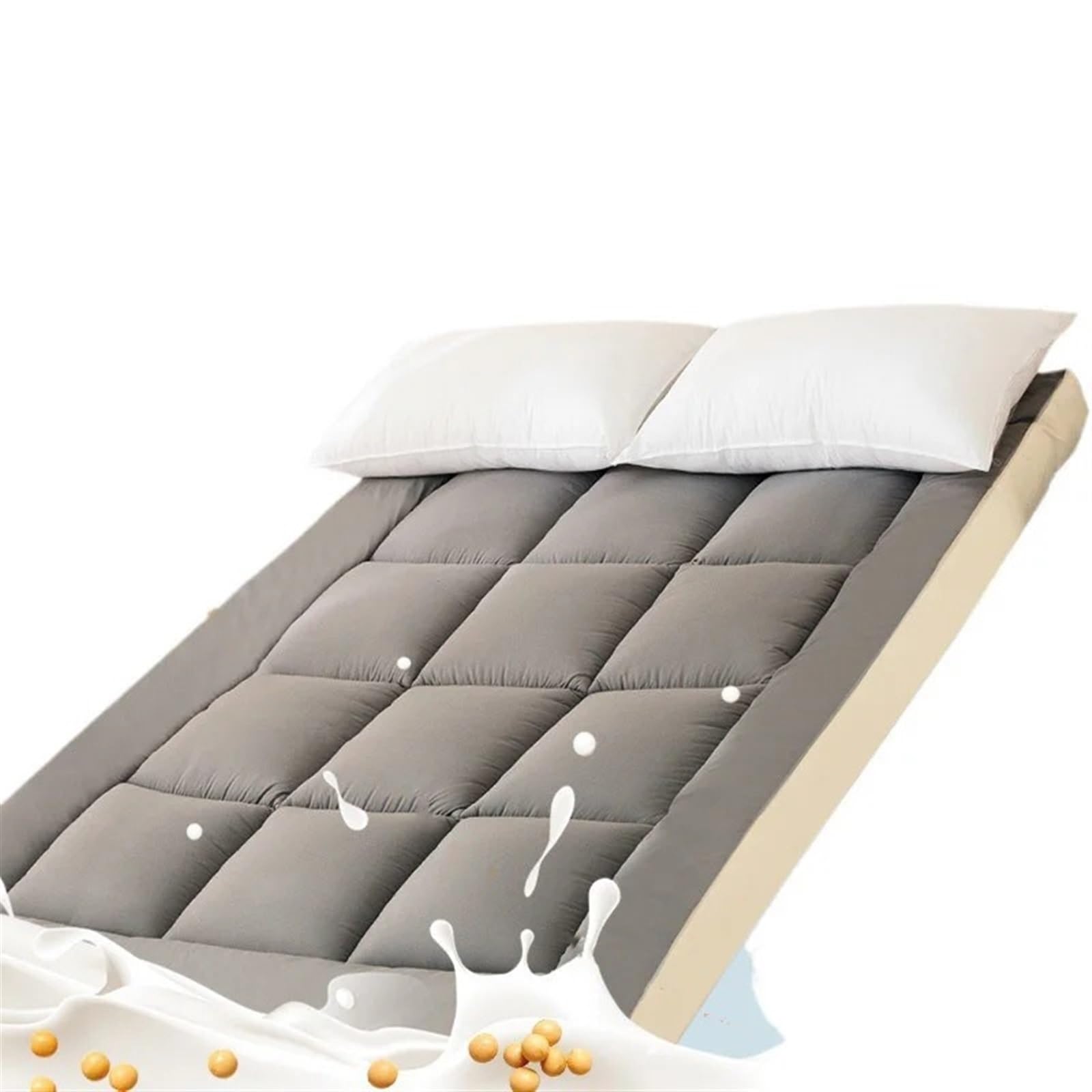 Materasso per dormitorio per studenti, letto futon matrimoniale, 900 mm x 2000 mm, rivestimento in morbida fibra di soia per il massimo comfort in casa e università