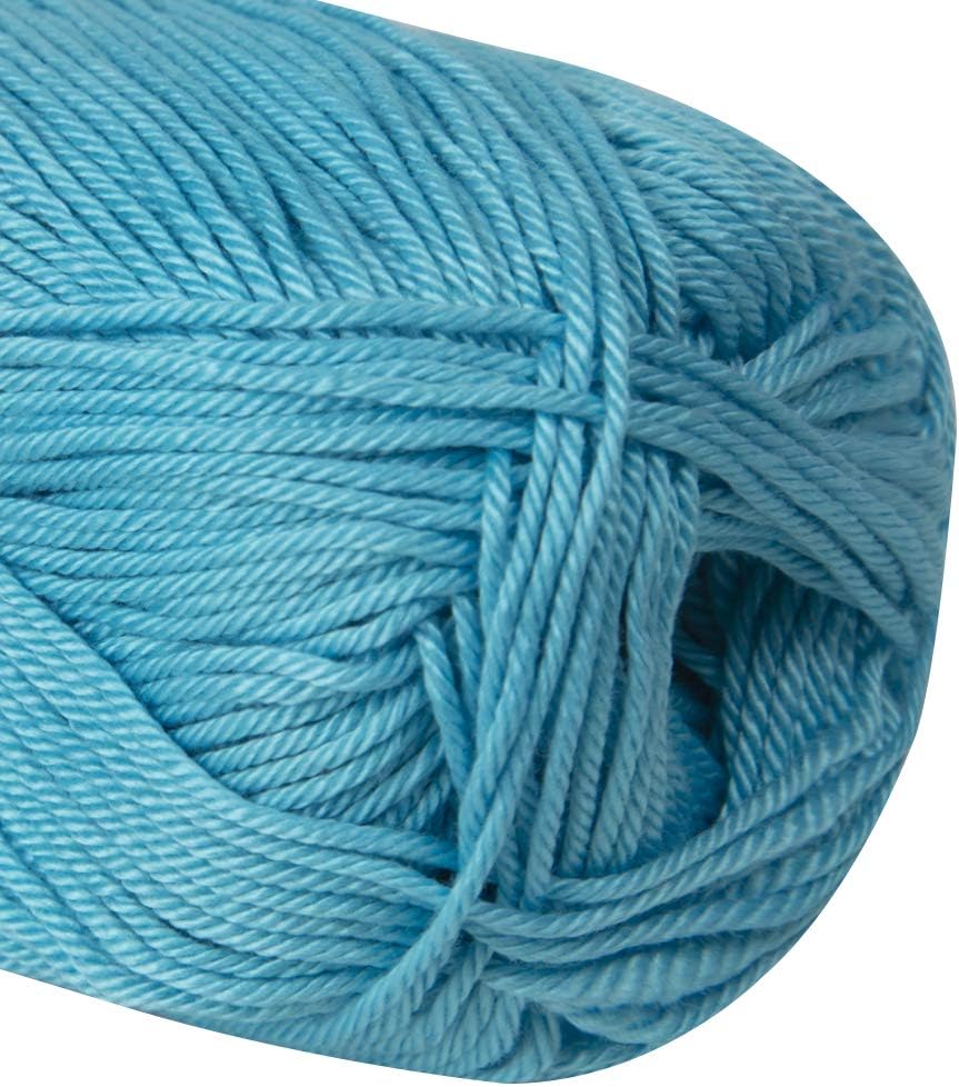 10 Skein (Pack) Gazzal Giza, 100% Mercerized Cotton, Each 1.76 Oz (50g) / 137 Yrds (125m) Soft, Fine 2, Turquoise - 2480