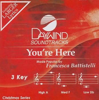 Audio CD You're Here [Accompaniment/Performance Track] Book