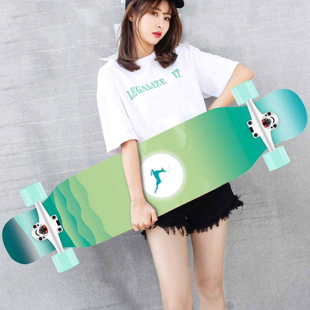 Profesional De 43 Pulgadas En Las Cuatro Ruedas Longboard Skateboard Principiante Hijos Adultos Hombres Y Mujeres Jóvenes Adultos Completo Monopatines Adecuado For Su Manera De La Calle Cepillo / Viaj