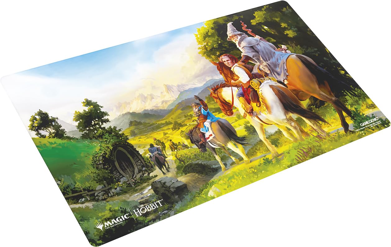 Gamegenic | MTG The Hobbit Prime Playmat - Leaving Hobbiton | TCG Accessory