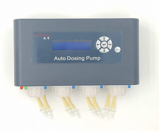 Foto 3 de 8 de Jebao Doser 2.4 WIFI - Bomba dosificadora automática de 4 canales para acuario de arrecife de agua salada