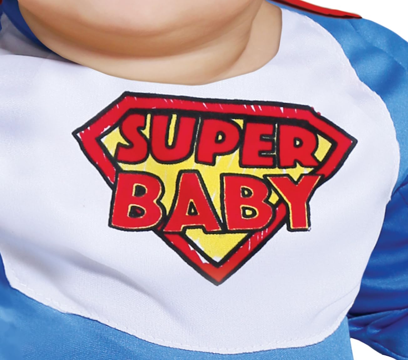 FIESTAS GUIRCA | Costume Super Bebé - Mantello, Tuta e Porta Lattine - Costumi da Supereroi e Villain per Halloween, Carnevale e Feste in Maschera - Ideale per Bambini