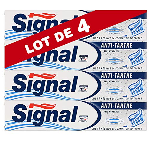 Dentifrice Anti-Tartre Signal qui limite la plaque dentaire efficacement