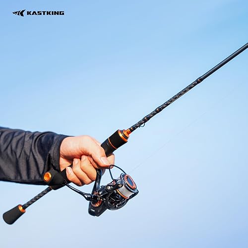 Miniatura 9 de KastKing Zephyr Finesse Fishing Rods – BFS Baitcasting & Spinning Rods, IM6 Graphite, Extra Twin-Tip, 2pc & 3pc Travel Design, Ultra-Light Lure