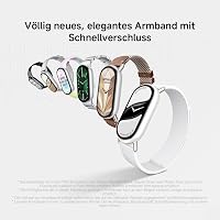 Xiaomi Smart Band 10 fitneszkarkötő, 1,72" AMOLED, 21 napos akku, 150+ sportmód, 5 ATM - Ceramic Edition Pearl White 7