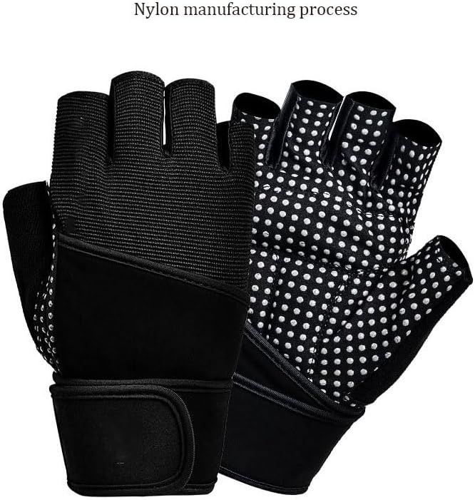 Fitness Sports Fitness Nylon Gloves Dumbbell Weightlifting Anti-Slip Power Training