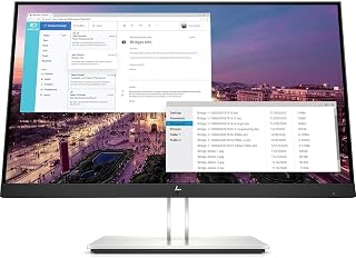 HP E23 G4 23" Business Full HD Monitor - 1920 x 1080 Full HD Display @ 60Hz - IPS (in Plane Switching) Technology - 5ms Response Time - 3-Sided Micro-Edge Bezel - Edge-lit (Renewed)