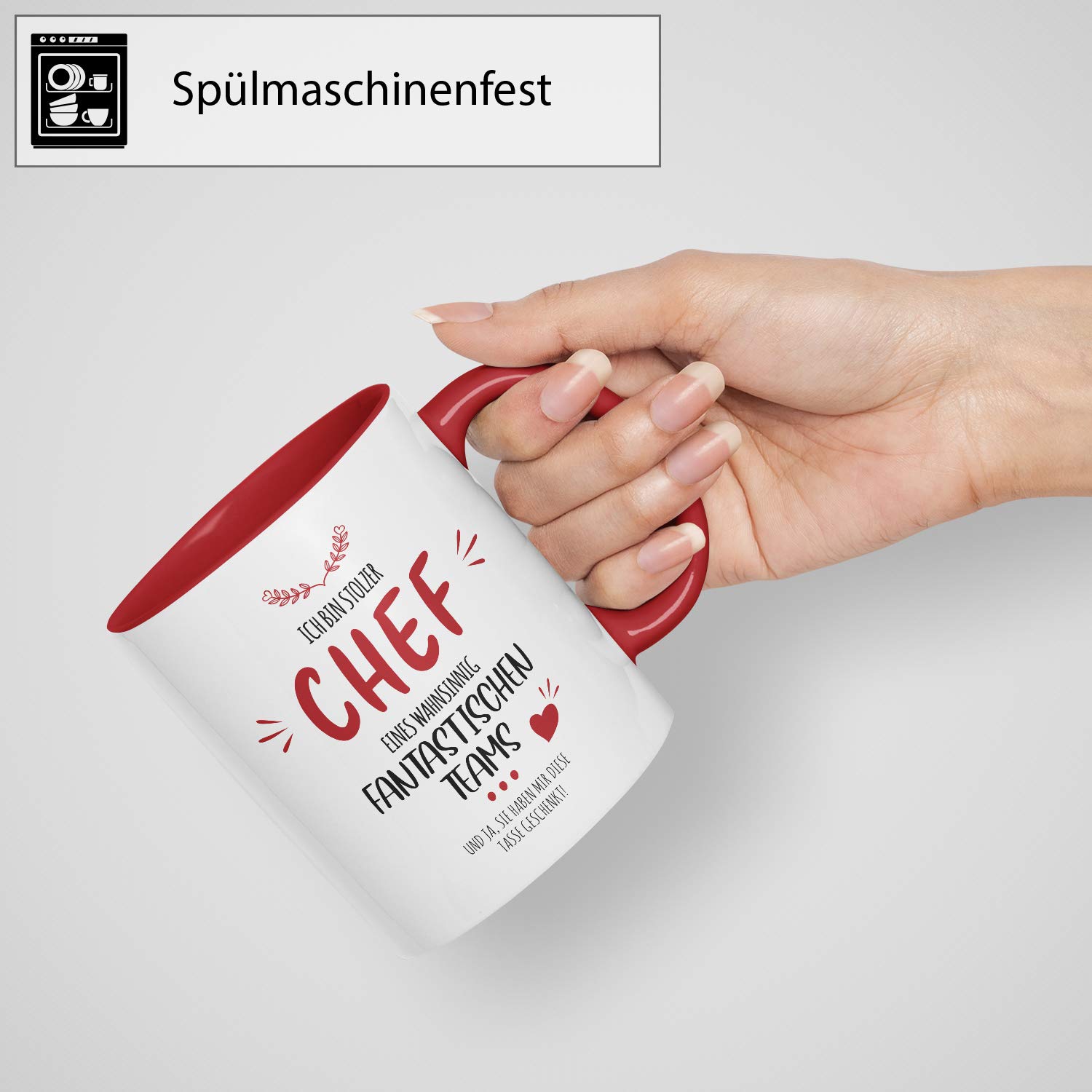 Stolzes Frauchen Eines Hovawart » Imprimée Des Deux Côtés Avec