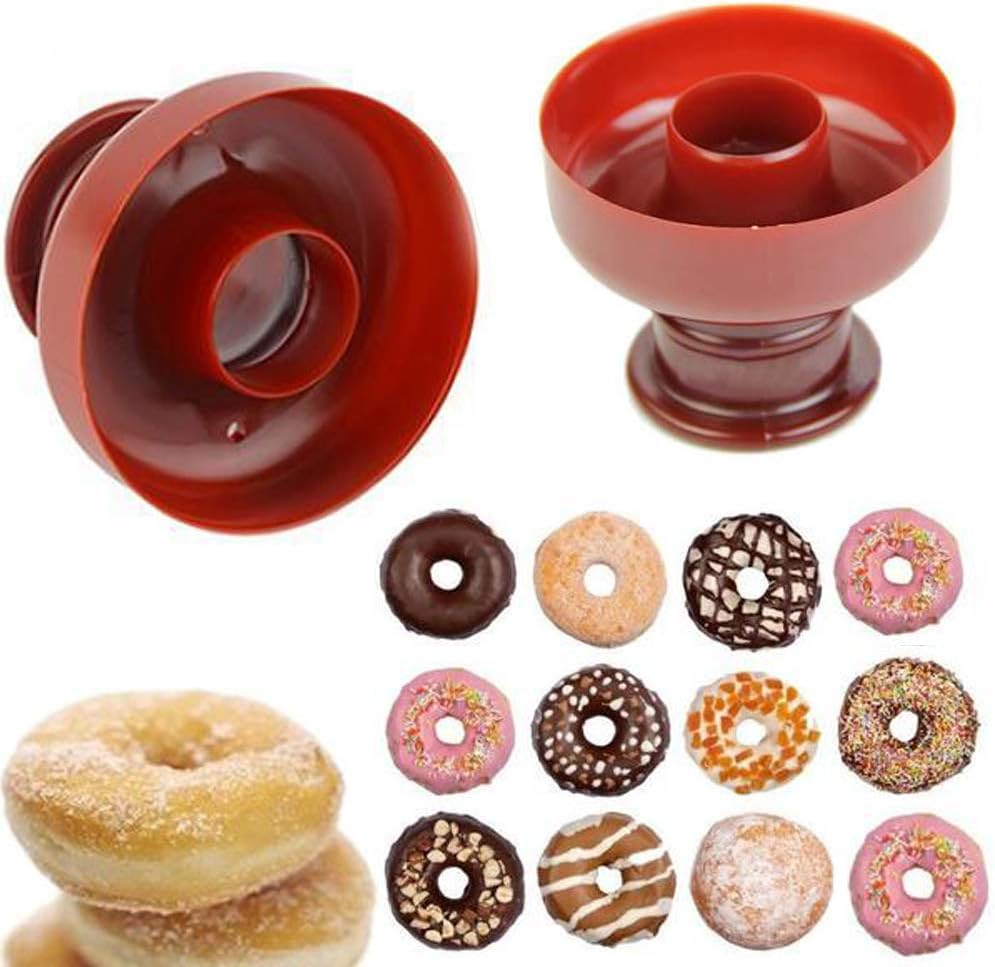 Swovo Donut Molds Donut Cake Mould DIY Doughnut Mould Desserts Bread Cutter Maker Mold Kitchen Baking Tool 1 PCS
