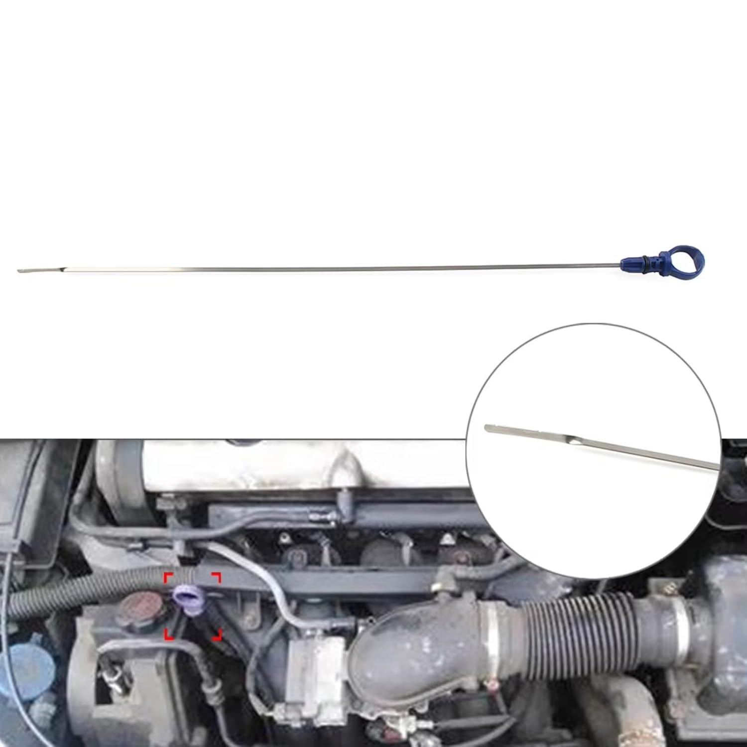 Engine Oil Dipstick Compatible with Citroen for C5 for Xantia for Xantia for Picasso 117461 Car 2.0HDI