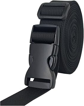 1 inch Quick Side Release Buckles Zinc Alloy Carabiner Tactical Heavy Duty rustproof Buckles for Dog Collar, Vest, Backpack Straps and Water can Silver 2 Pcs