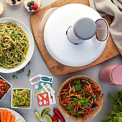 Morphy Richards 401012 Prepstar Food Processor for Innovative Meal Prep with All in One Easy Storage Solution, BPA Free Mixing Bowl, 350 W, White - Image 7