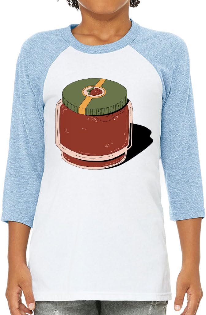 Jam Illustration Kids' Baseball T-Shirt - Gifts for People Who Love Jam - Gifts for Kids