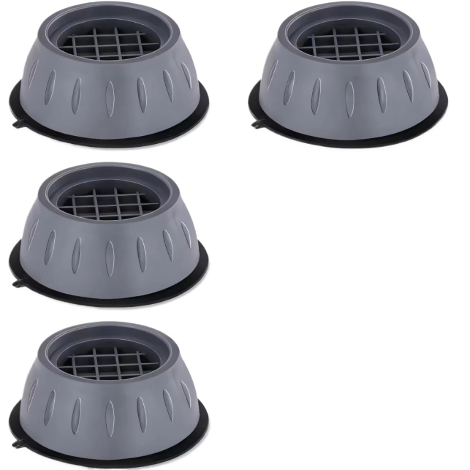 4 Pcs Anti Vibration Pads For Washing Machine, Reduce Noise Rubber Feet For All Kinds Of Furniture,Grey for Washing Machine