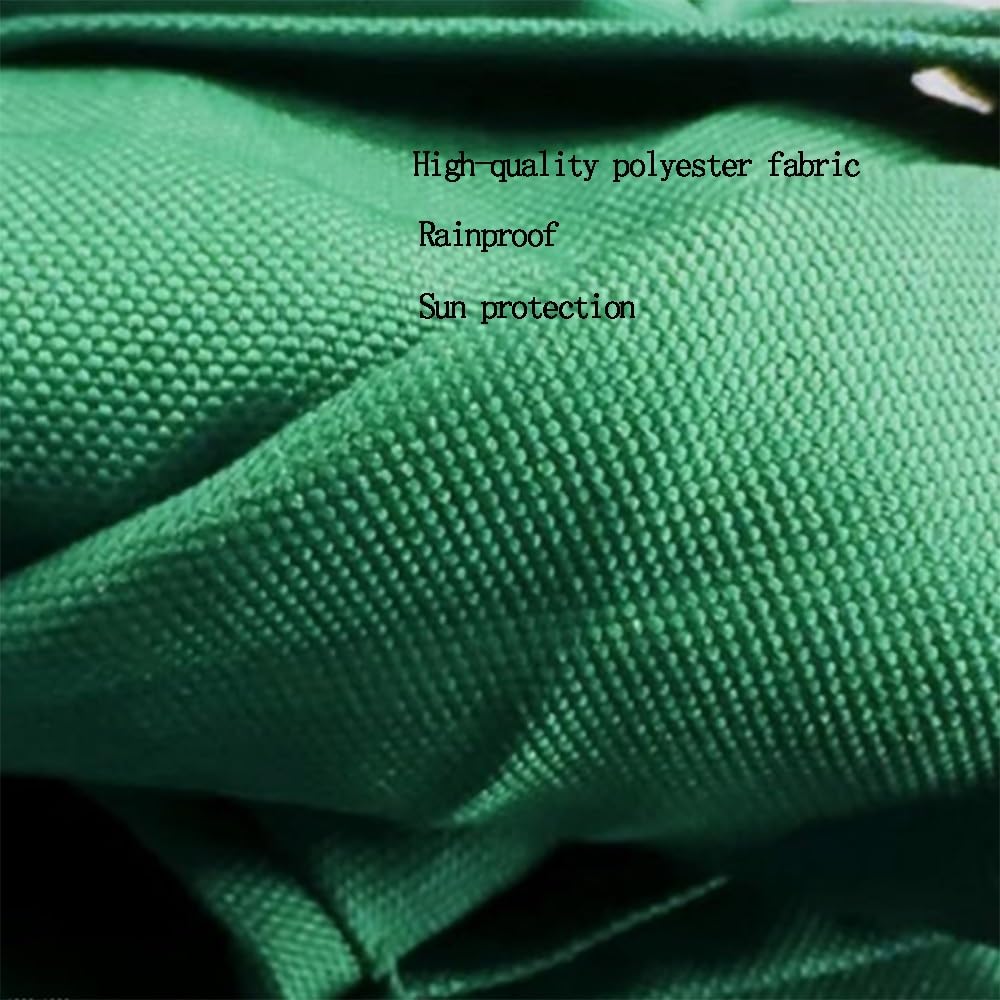 Housse de parasol carrée en tissu kaki pour parasol déporté - 300 x 300 cm - Résistant aux intempéries et aux UV - Facile à nettoyer