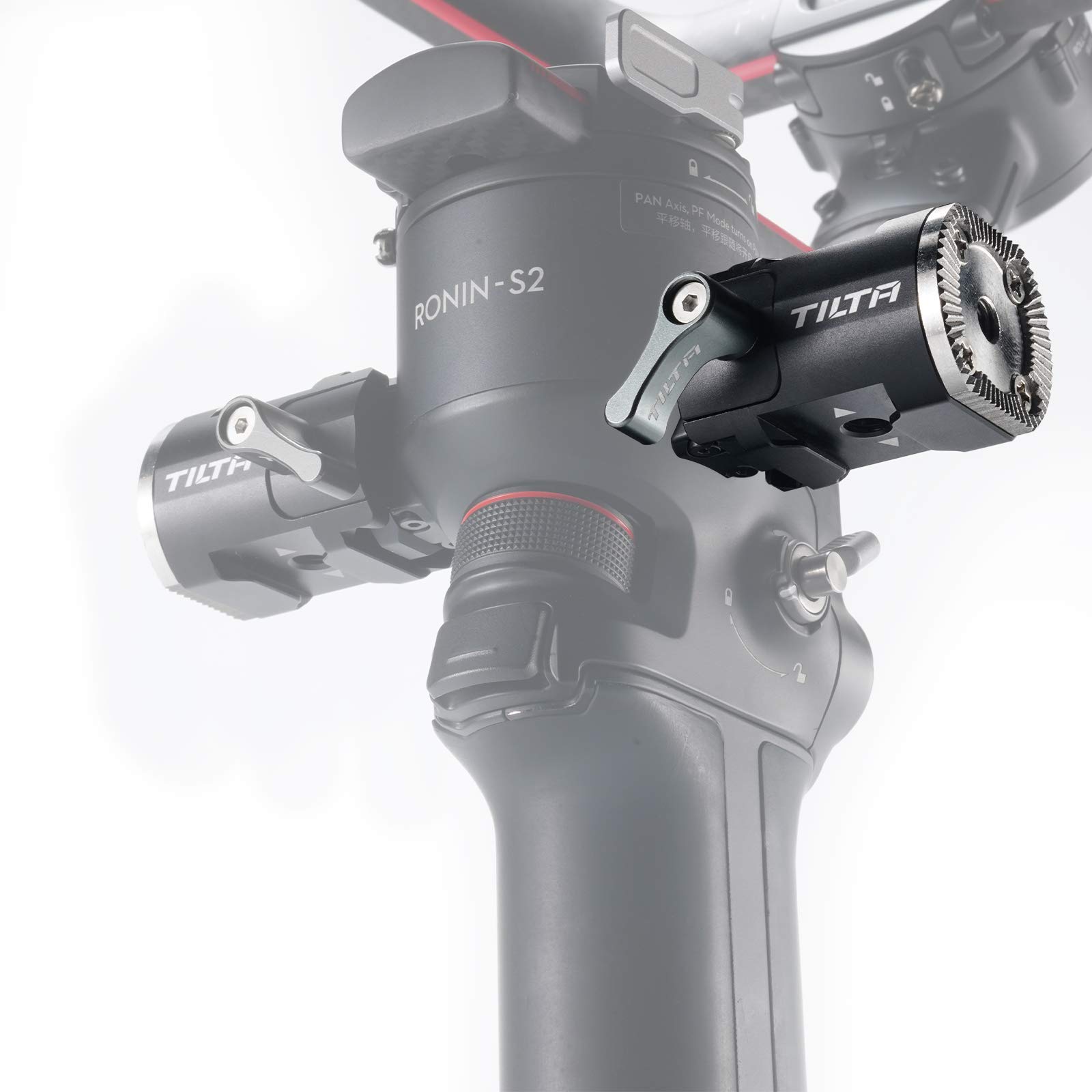 Tilta RS5 Rechte Seite NATO-Schiene-zu-Rosette-Adapter Kompatibel mit DJI RS5/RS4/RS4 Pro/RS3/RS3 Pro/RS2/RSC2 Gimbal TGA-NRA-R