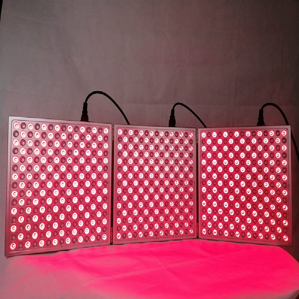 Lámpara de Terapia de Luz Roja con Control Remoto,Rojo 660nm e Infrarrojo Cercano 850nm,Terapia de Luz LED de Cuerpo Completo,para la Piel,Alivio del Dolor,Antienvejecimiento,135W