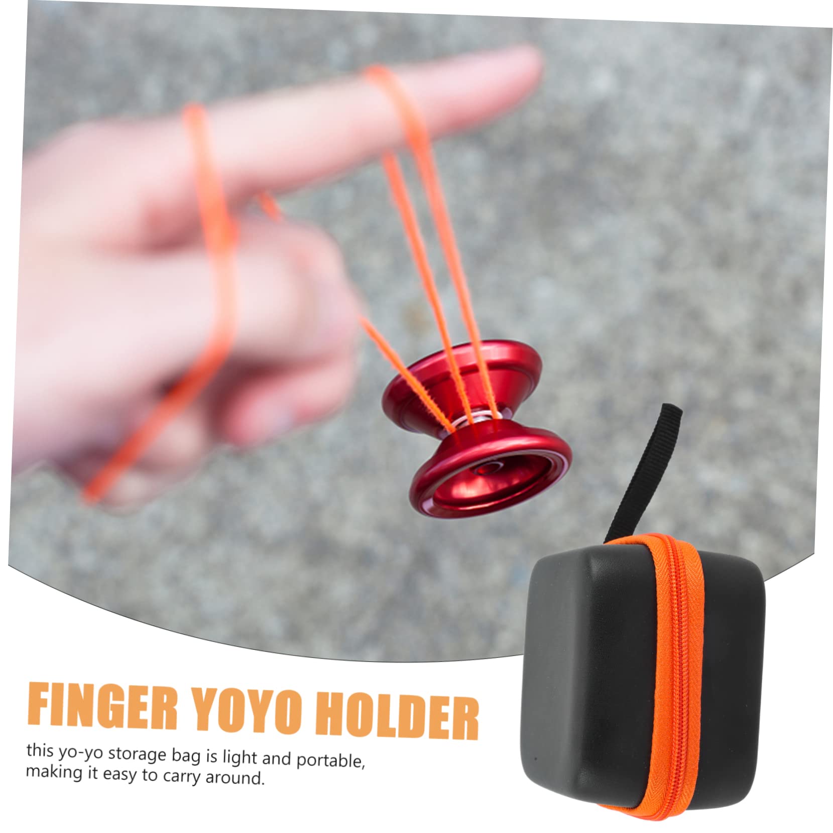 UPKOCH 3 Piezas Accesorios yoyó Saco yoyo Caja Guardar Juguetes Organizador de Bolso de Mano Organizador de inserción de Bolso Soporte para Auriculares Caja de Cables USB yoyó Organizador
