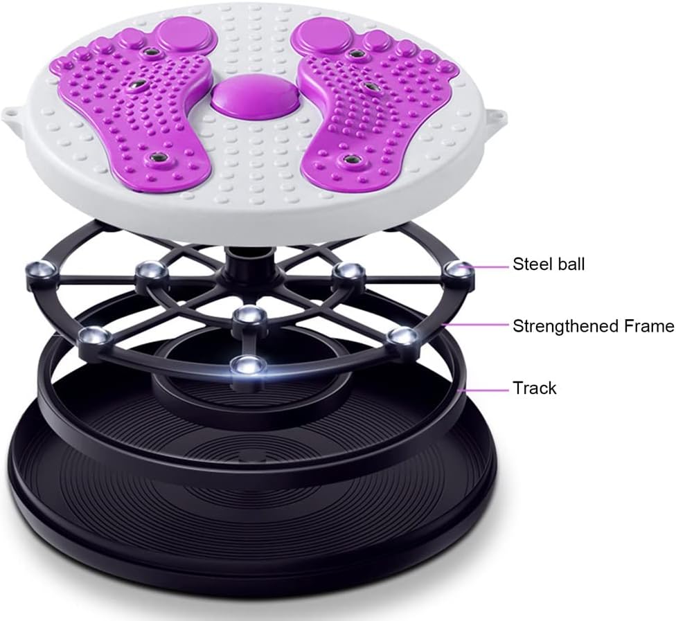 Fitness Twisted Disk Round Balance Waists Wriggle Board Indoor Yoga Massage Twisting Plate Slim Shaping Waist Disc