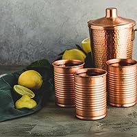 Vista 3 de Copper Cocktail Tins Set of 2 12oz - Chosen By Professional Bartenders - Bean Tin Design - Perfect Copper Mug Bar Set for Better Drinks - Ice Cold