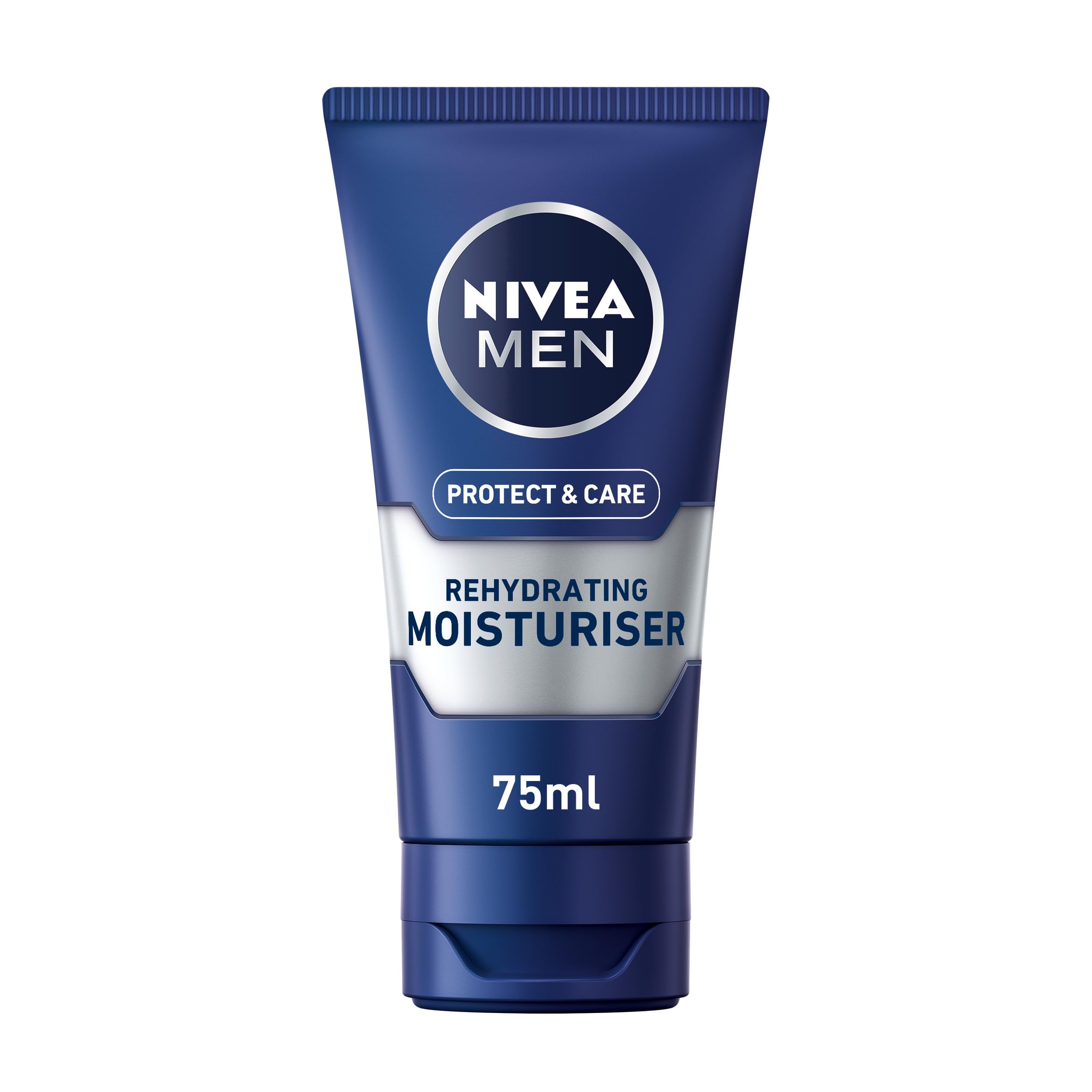 NIVEA Herren Schutz & Pflege Rückfettend Feuchtigkeitscreme mit Aloe Vera & Vitamin E, 2 x 75 ml